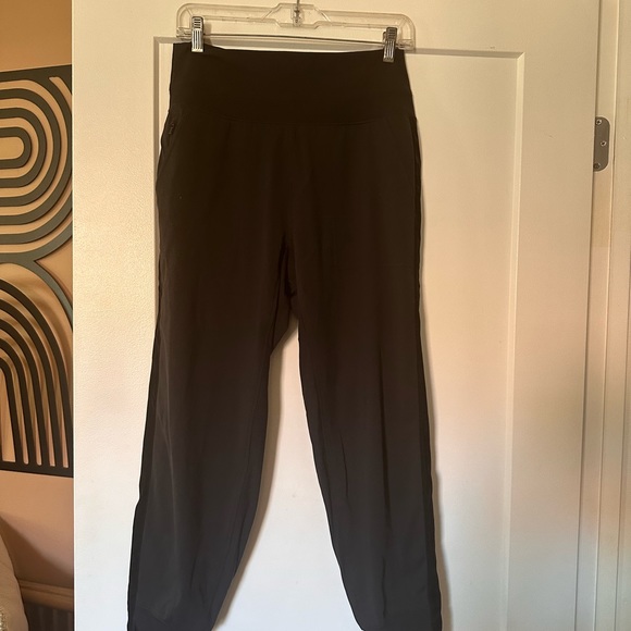 Athleta Venice Joggers with Black Velvet tuxedo stripe - Picture 1 of 5